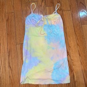 NWT REVERSE TIE-DYE MINI DRESS